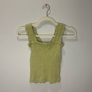 Green Textured Tank